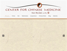 Tablet Screenshot of centerforchinesemedicine.com